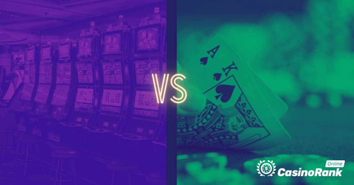 Онлайн казино игри: Слотове срещу блекджек – кое е по-добро?